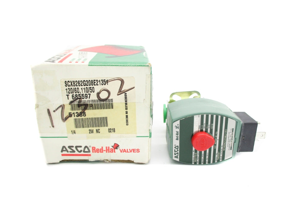 ASCO SCX8262G208E21351 110/120V 80PSI NSMP