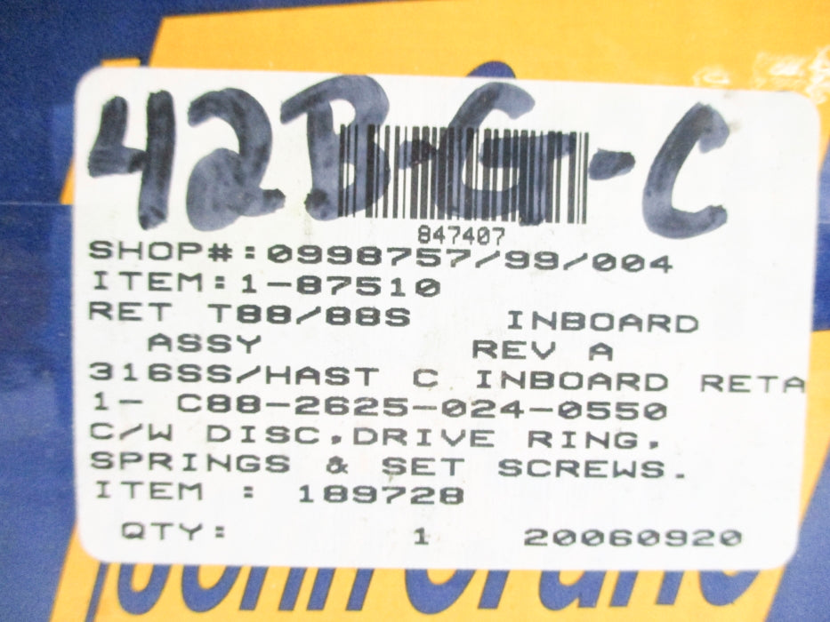 JOHN CRANE 1-87510 NSMP