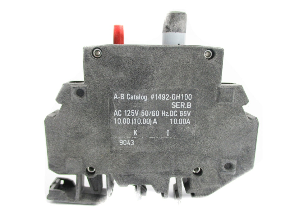 ALLEN BRADLEY 1492-GH100 SER. B 10A 125VAC (BK/YL) NSMP