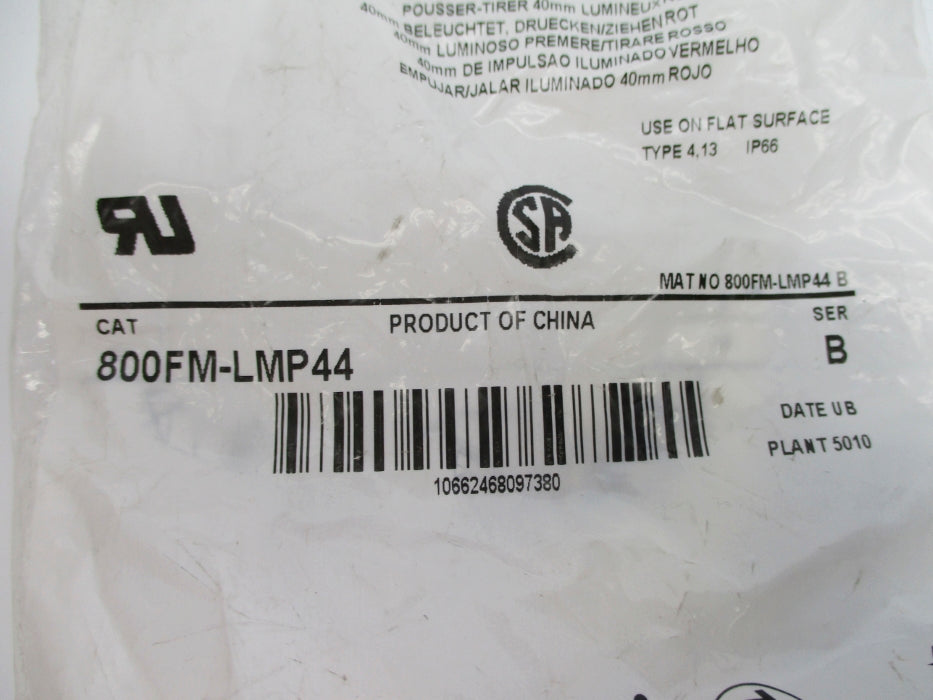 INDUSTRIAL SPARE PART 800FM-LMP44 SER. B NSMP
