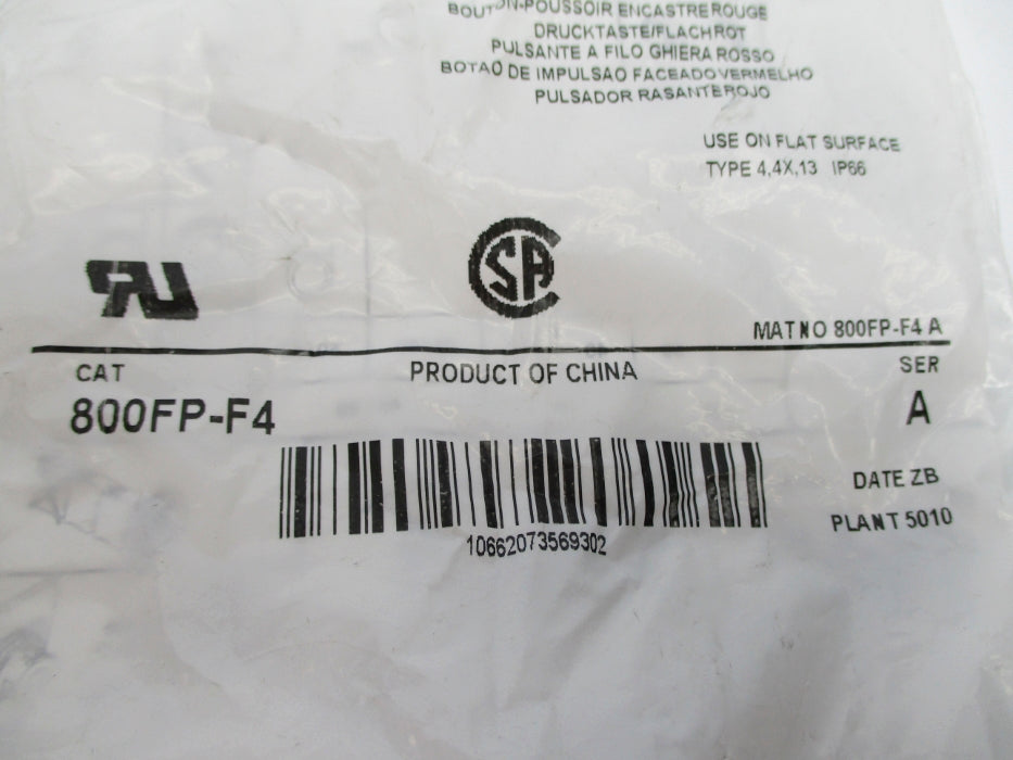 INDUSTRIAL SPARE PART 800FP-F4 SER. A NSMP