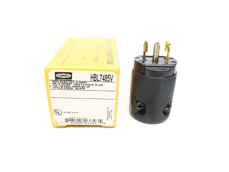HUBBELL HBL7485V 125/250V 15A NSMP