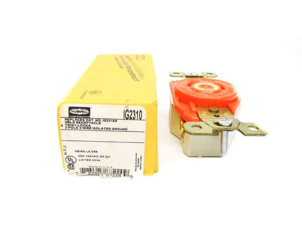 HUBBELL IG2310 125VAC/DC 20A NSMP