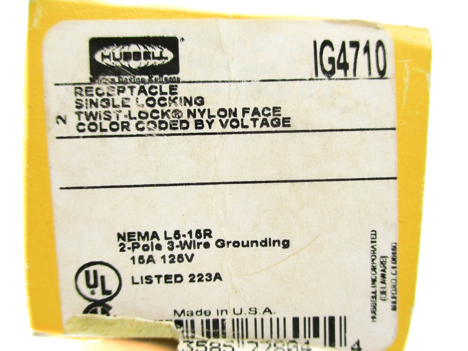 HUBBELL IG4710 NSMP