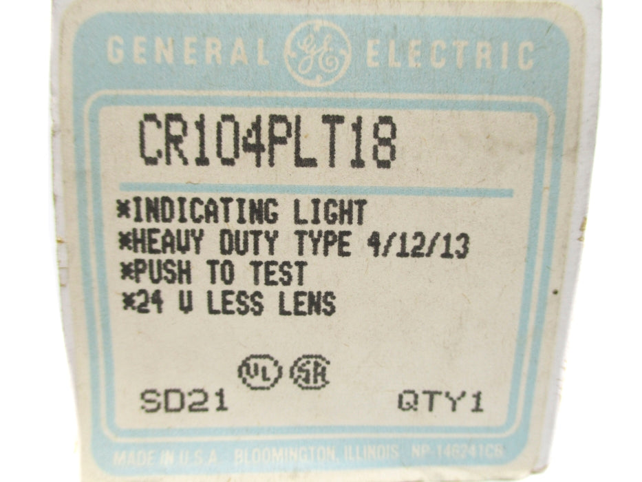 GENERAL ELECTRIC CR104PLT18 NSMP
