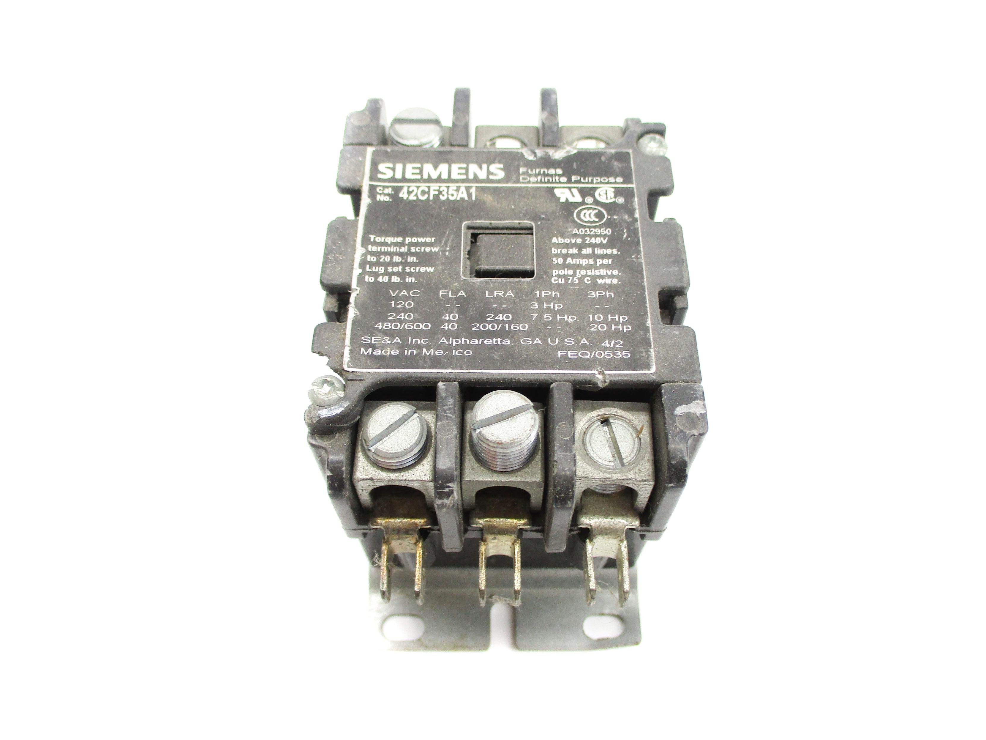 SIEMENS 42CF35A1 240V UNMP