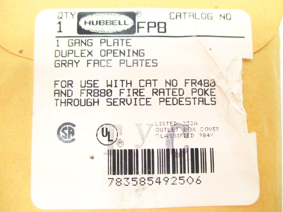 HUBBELL FP8 NSMP