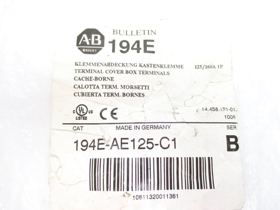 INDUSTRIAL SPARE PART 194E-AE125-C1 SER. B (PKG OF 2) NSMP