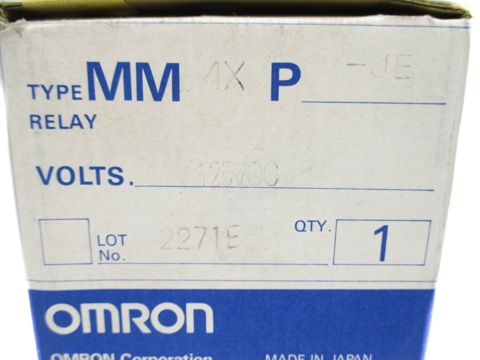 OMRON MM4XP-JE 125VDC NSMP
