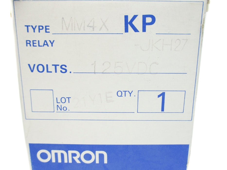 OMRON MM4XKP-JKH27 125VDC NSMP