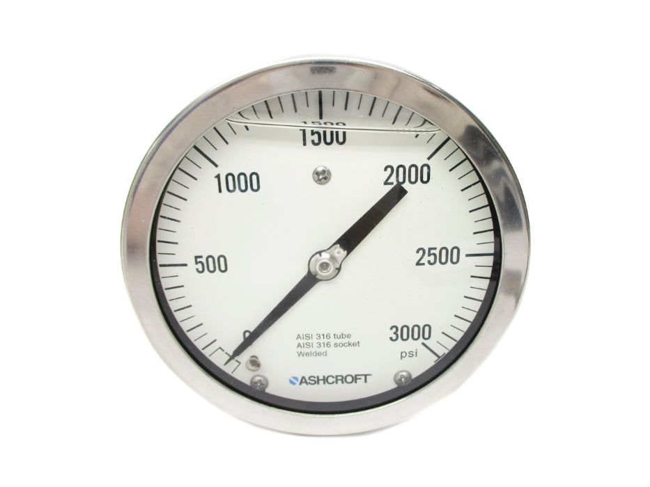 ASHCROFT 45-1009-SL-02B-3000# 0-3000PSI NSMP