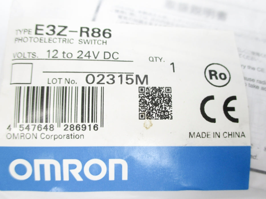 OMRON E3Z-R86 NSMP