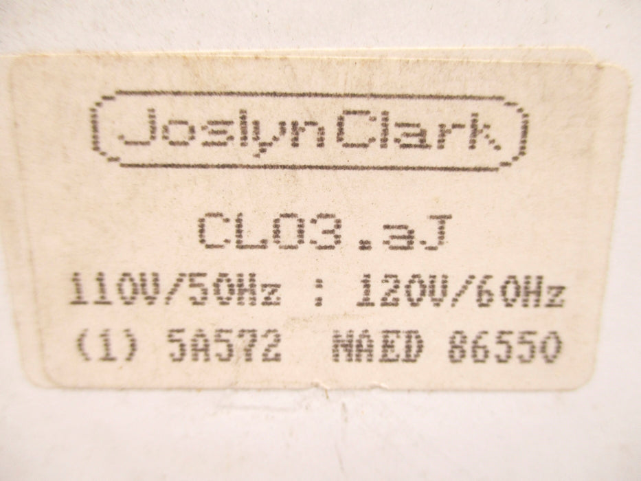 JOSLYN CLARK CL03.AJ 110/120V NSMP
