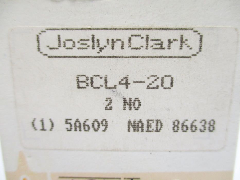JOSLYN CLARK BCL4-20 NSMP