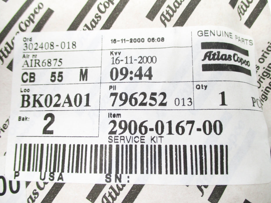 ATLAS COPCO 2906-0167-00 NSMP