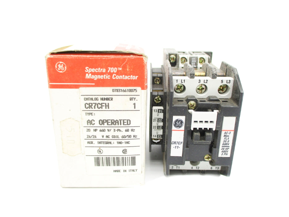 GENERAL ELECTRIC CR7CFH 24VAC NSMP