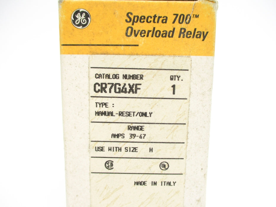 GENERAL ELECTRIC CR7G4XF 39-47A 660V NSMP