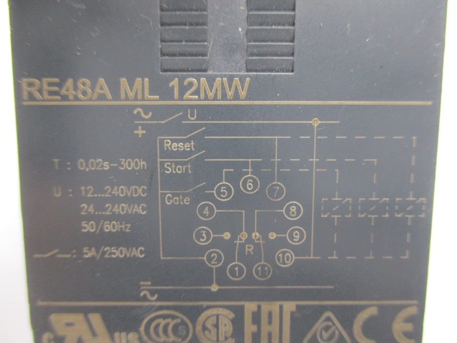 SCHNEIDER ELECTRIC RE48AML12MW 250VAC 5A 0.02S-300H NSNP