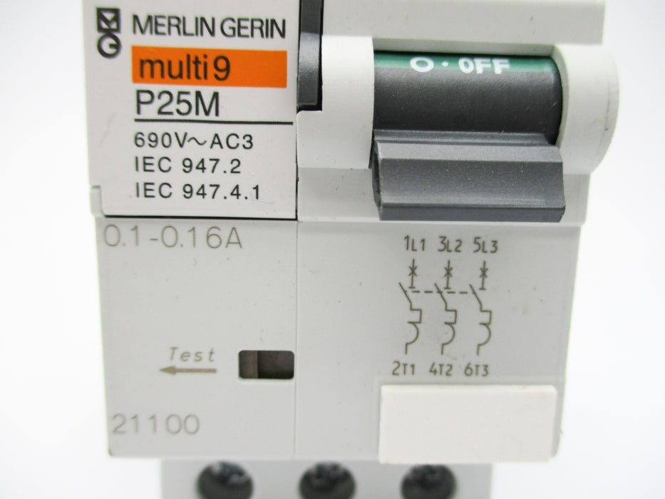 MERLIN GERIN 21100 P25M 690V 0.1-0.16A UNMP