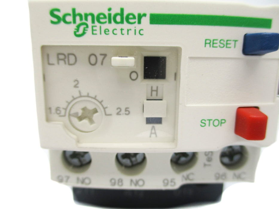 SCHNEIDER ELECTRIC LRD07 600VAC 1.6-2.5A NSNP
