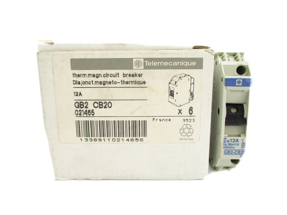 TELEMECANIQUE GB2CB20 12A (PKG OF 6) NSMP