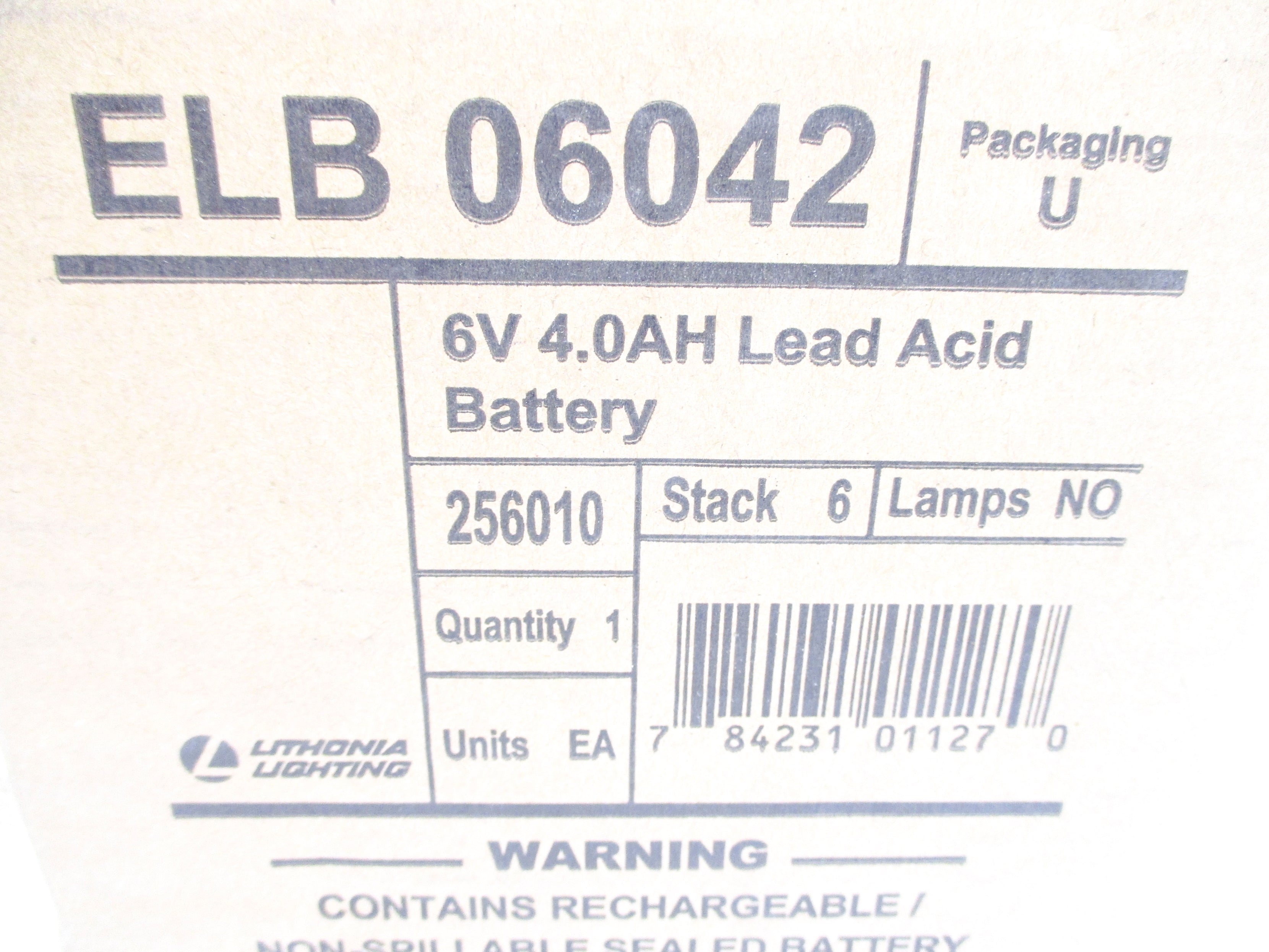 LITHONIA LIGHTING ELB06042 NSMP