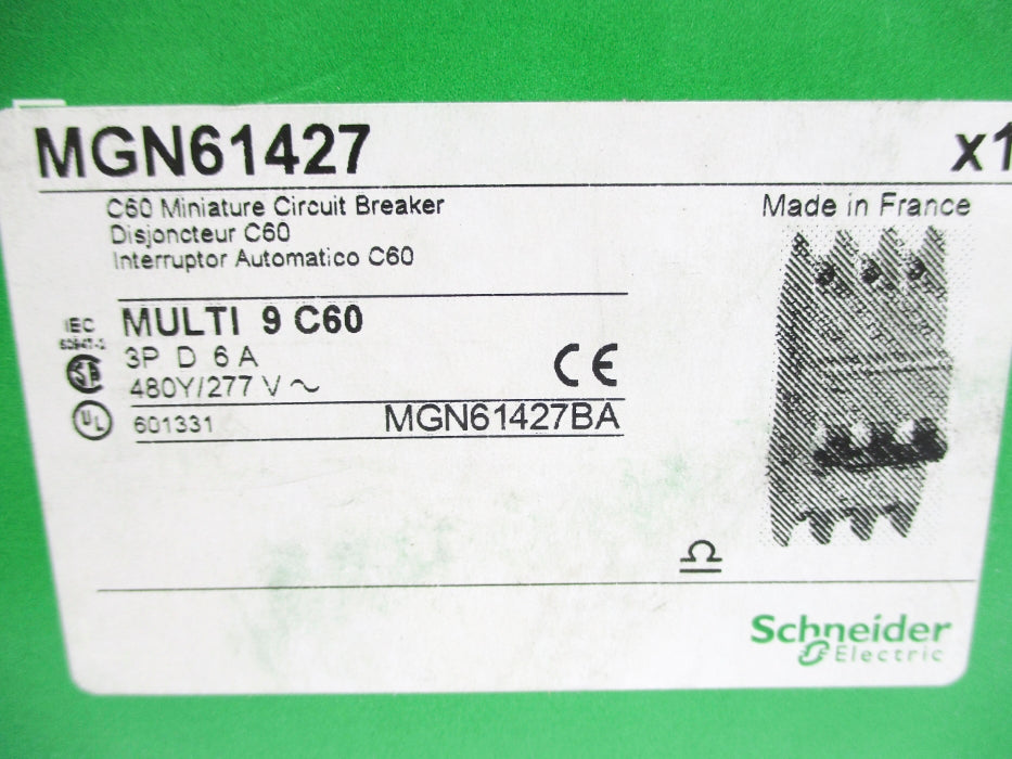 SCHNEIDER ELECTRIC MGN61427 6A 277V NSMP