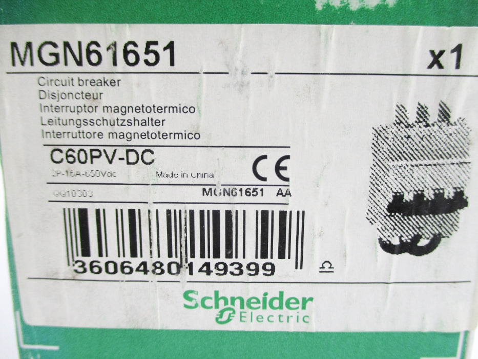 SCHNEIDER ELECTRIC MGN61651 16A 650VDC NSMP