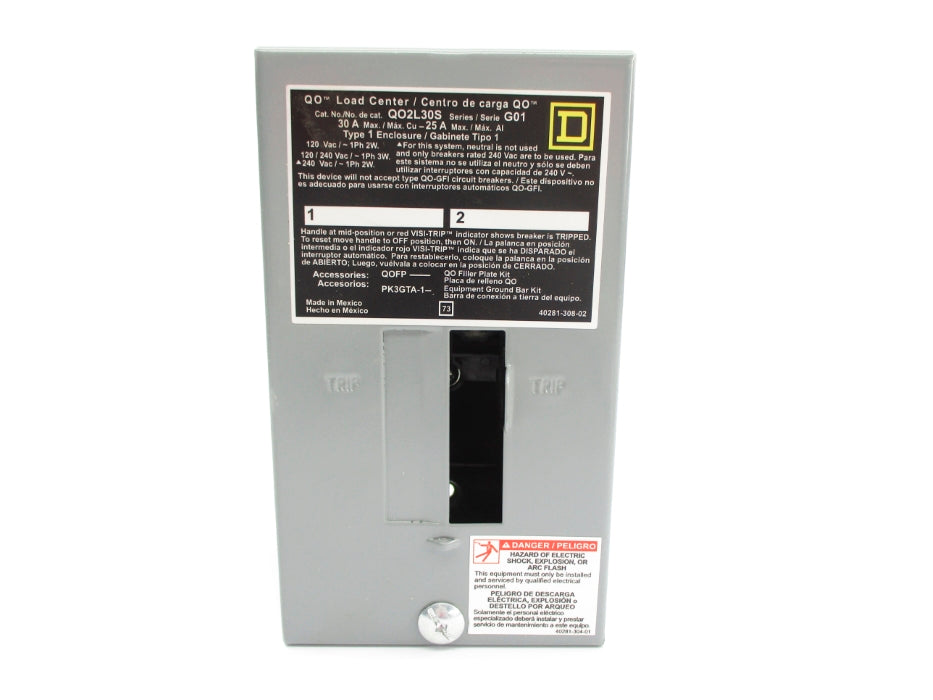 SQUARE D QO2L30S SER. G01 120/240VAC 30A UNMP
