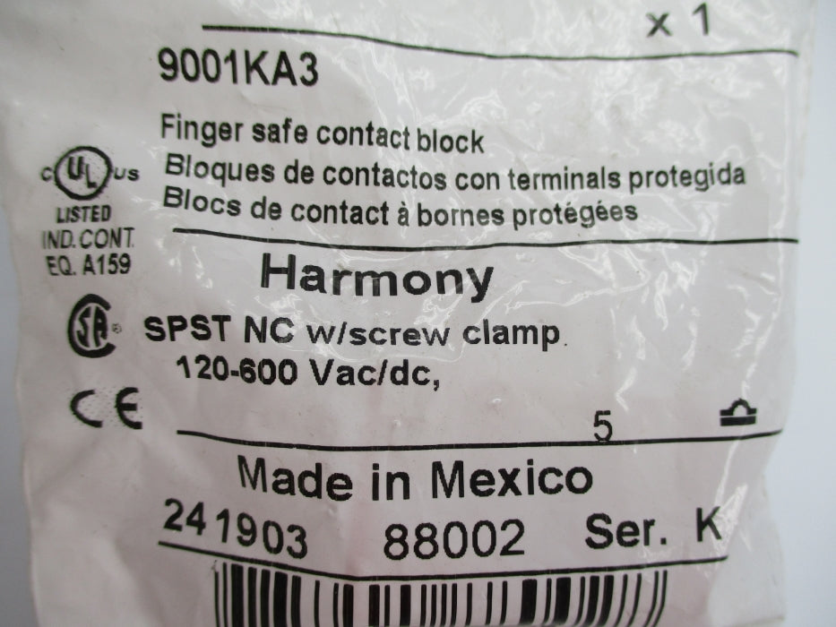 SCHNEIDER ELECTRIC 9001KA3 120-600VAC/DC NSMP