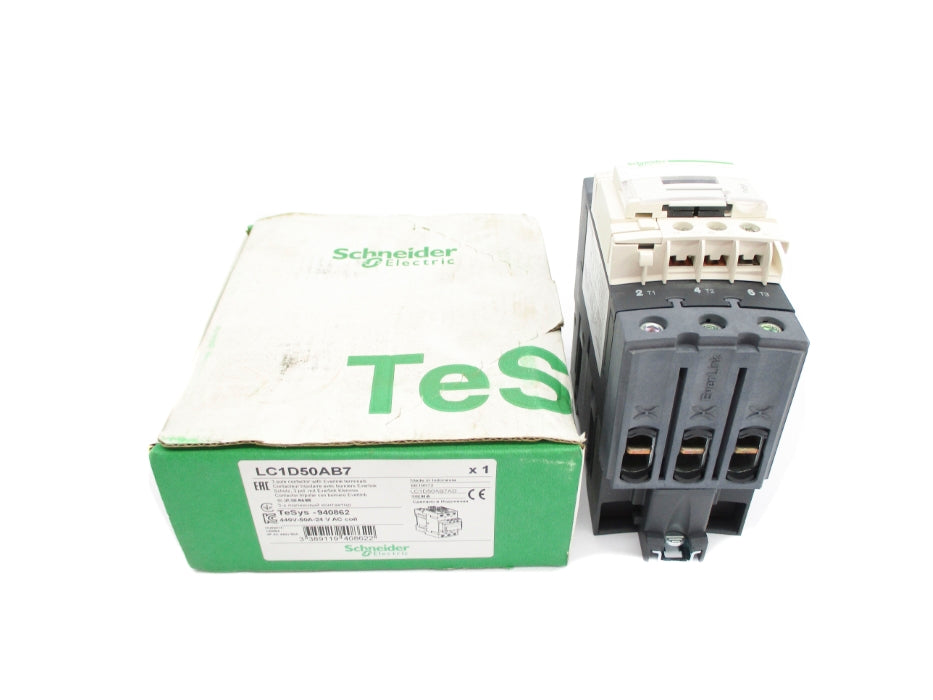 SCHNEIDER ELECTRIC LC1D50AB7 24VAC NSMP