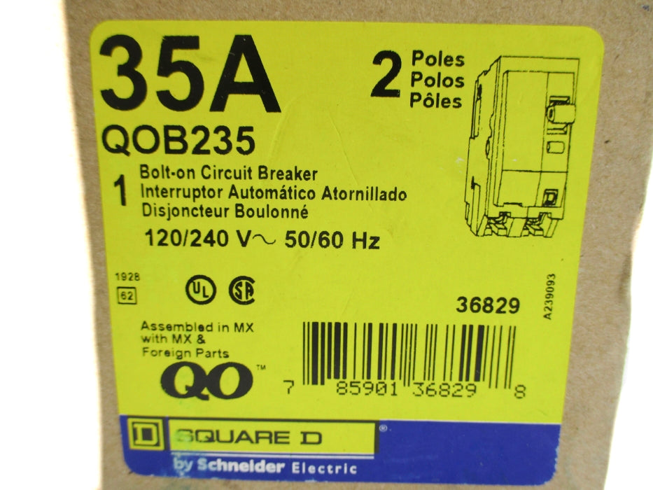 SQUARE D QOB235 120/240V 35A NSMP