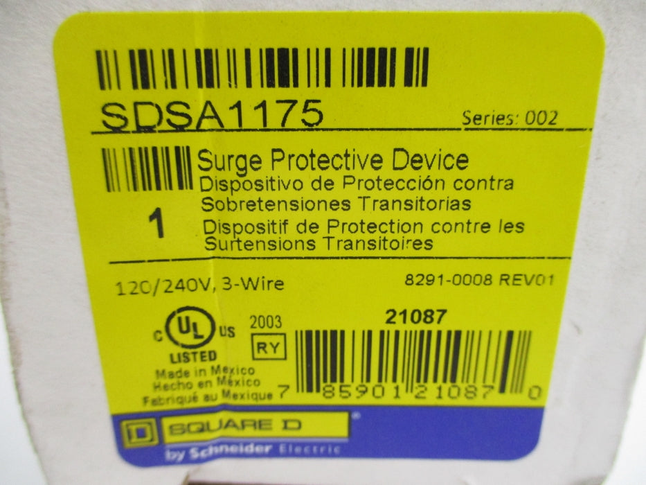 SQUARE D SDSA1175 SER. 002 NSMP