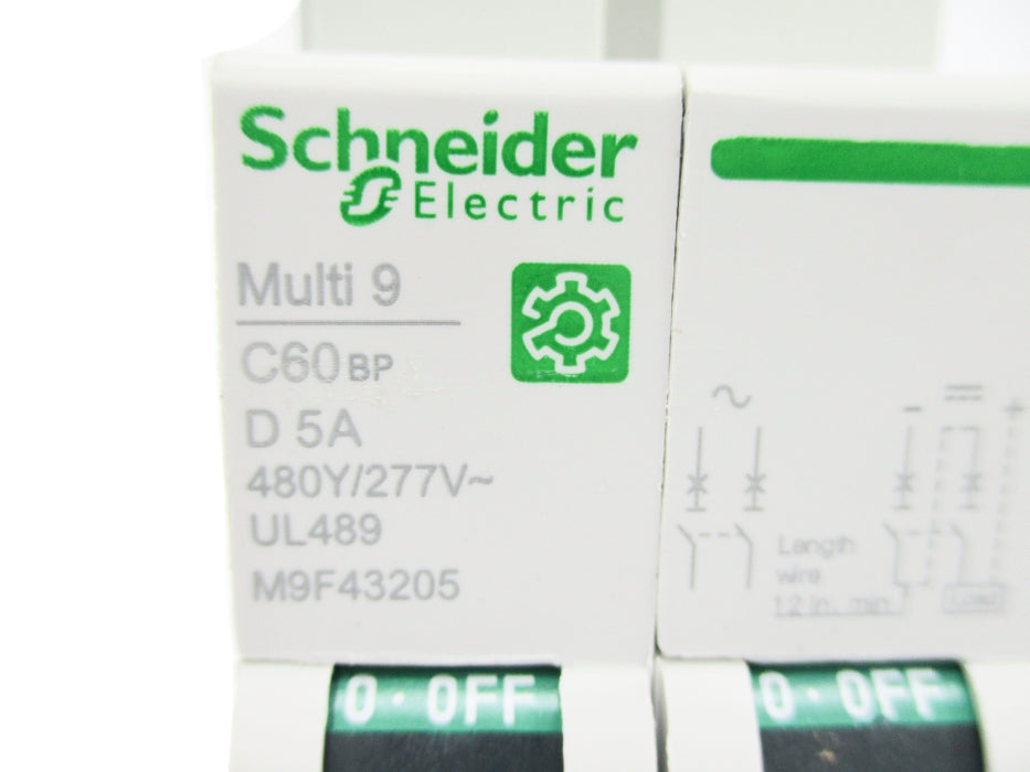 SCHNEIDER ELECTRIC M9F43205 5A 277V NSNP