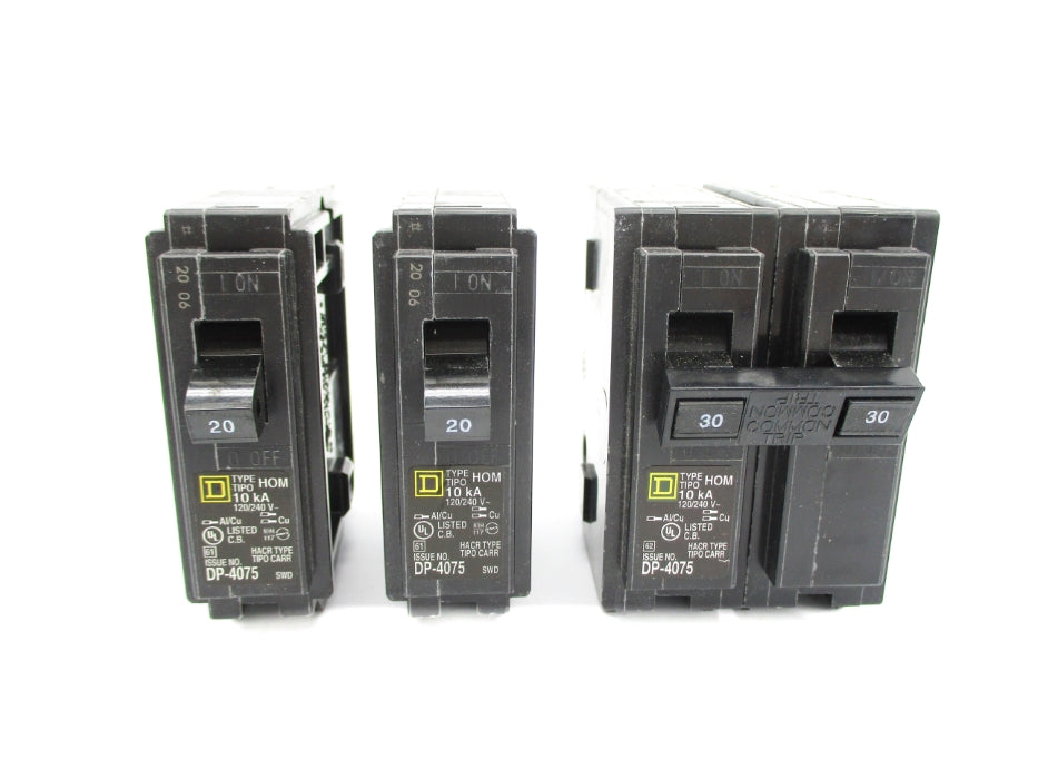 SQUARE D HOMBP22 120/240V HOM120-2 HOM230-1 NSMP