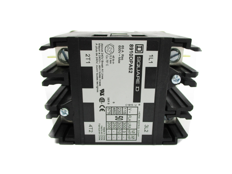 SQUARE D 8910DPA52V09 SER. B 220V NSMP