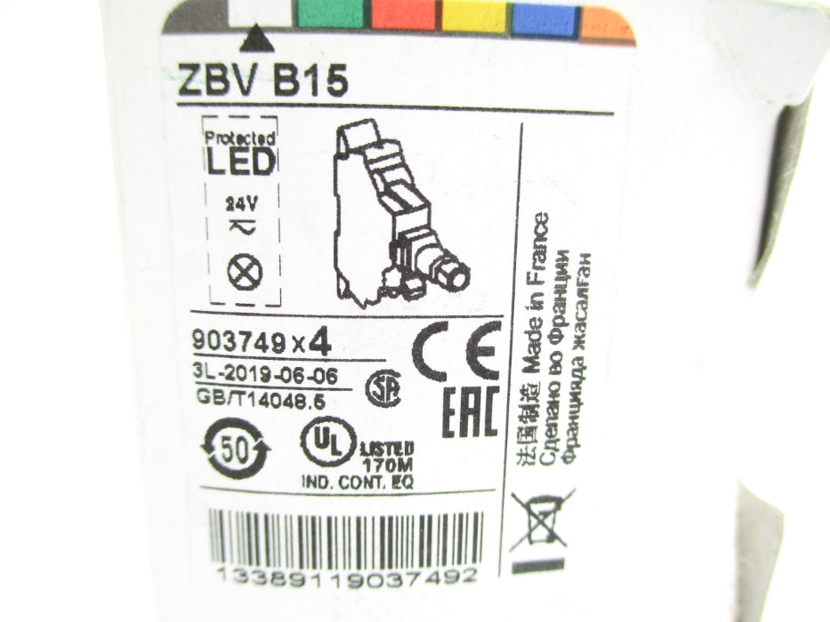 SCHNEIDER ELECTRIC ZBVB15 (PKG OF 4) NSMP