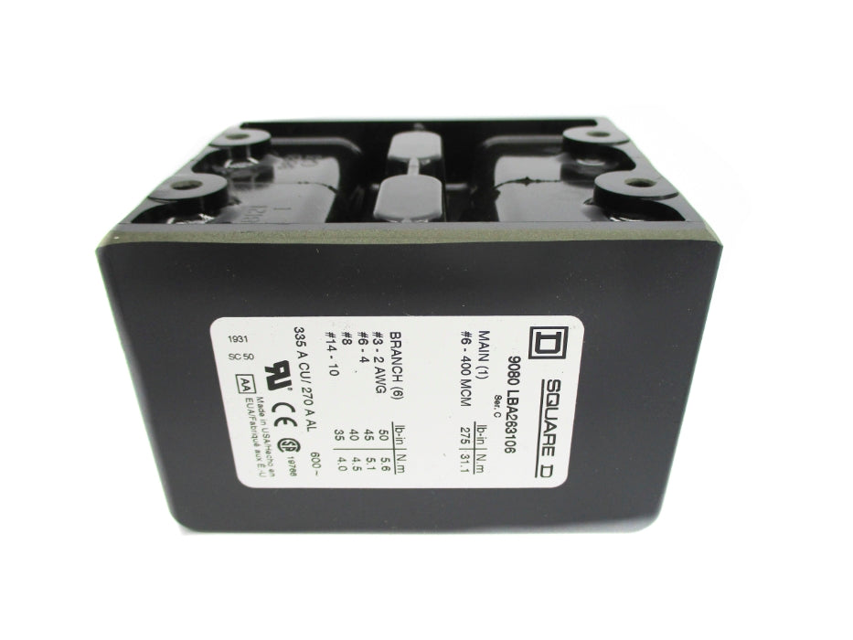 SQUARE D 9080LBA263106 SER. C NSMP