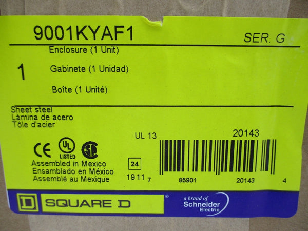 SQUARE D 9001KYAF1 SER. G NSMP