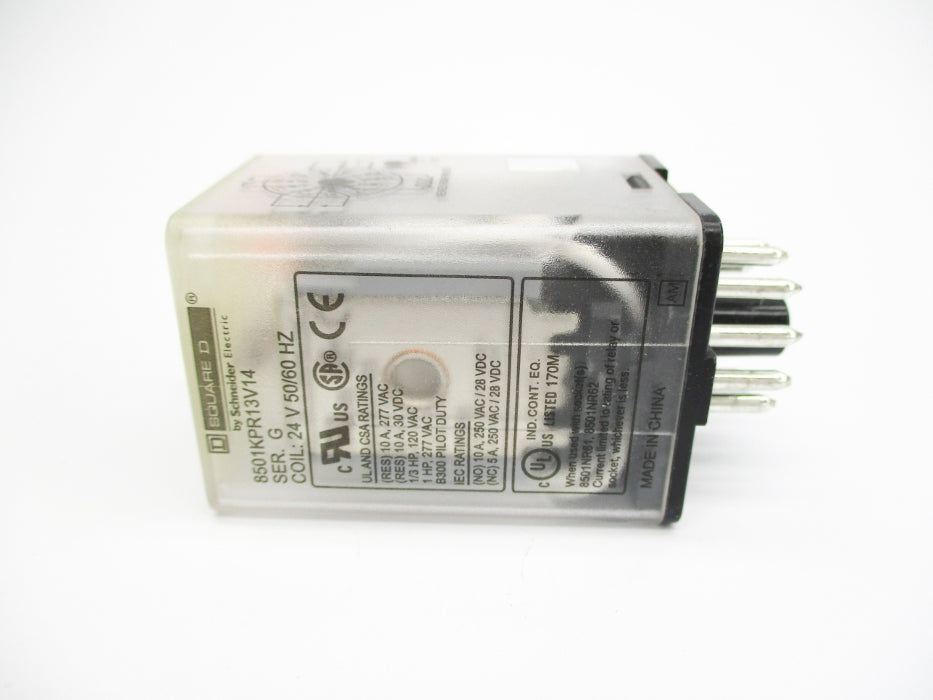 SQUARE D 8501KPR13V14 SER. G 24V 10A NSMP