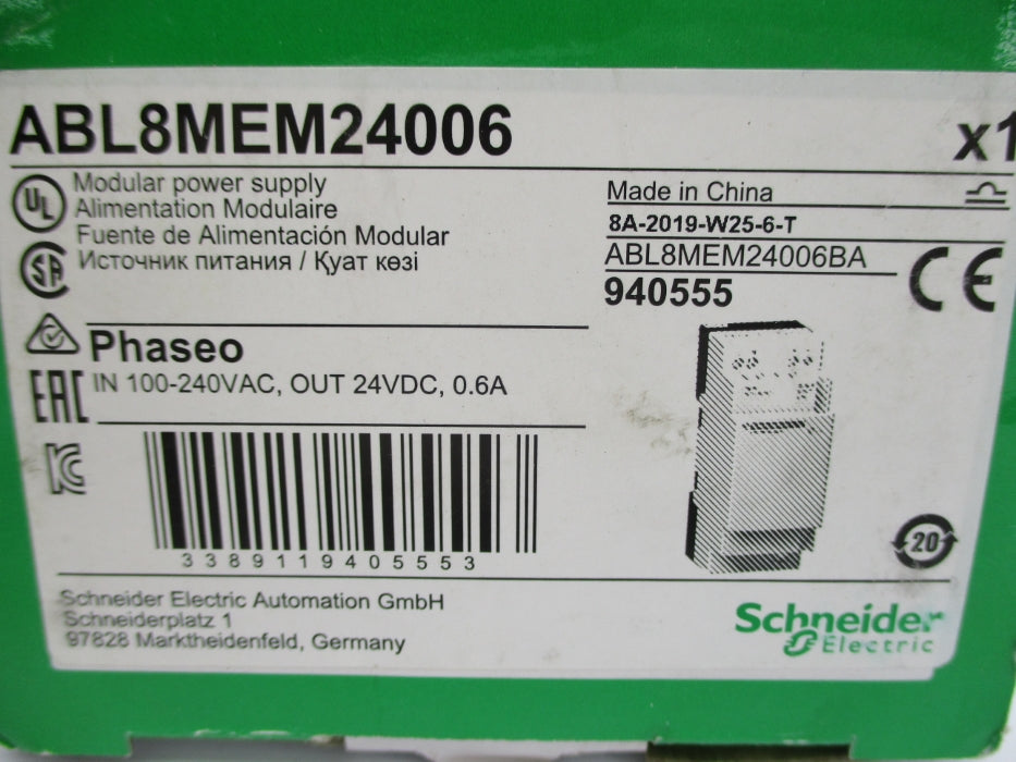 SCHNEIDER ELECTRIC ABL8MEM24006 NSMP