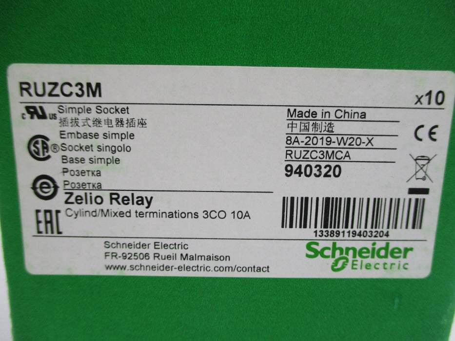 SCHNEIDER ELECTRIC RUZC3M (PKG OF 10) NSMP