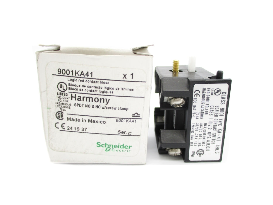 SCHNEIDER ELECTRIC 9001KA41 SER. C 110/120V .25A NSMP