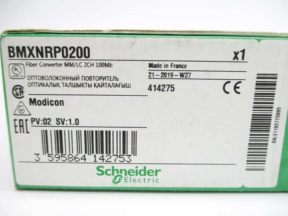 SCHNEIDER ELECTRIC BMXNRP0200 NSMP