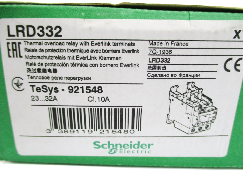 SCHNEIDER ELECTRIC LRD332 690V 23-32A NSMP