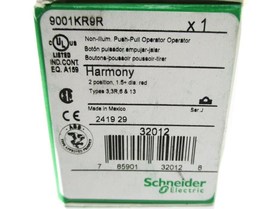 SCHNEIDER ELECTRIC 9001KR9R SER. J NSMP