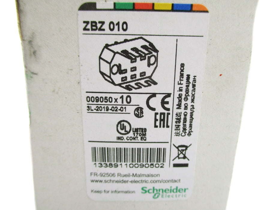 SCHNEIDER ELECTRIC ZBZ010 (PKG OF 10) NSMP