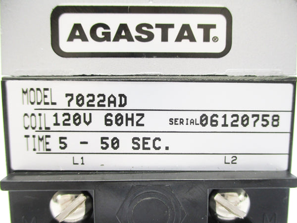 AGASTAT 7022AD 120V 5-50S NSNP