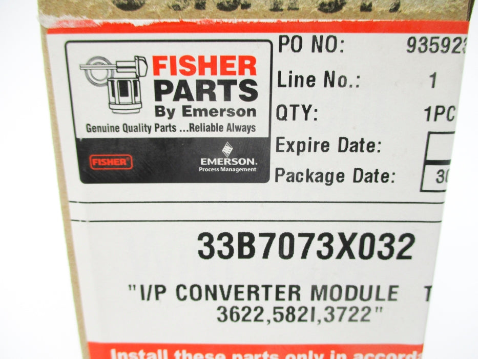 FISHER 33B7073X032 NSMP