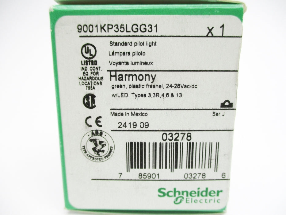 SCHNEIDER ELECTRIC 9001KP35LGG31 SER. J 24-28VAC/DC NSMP